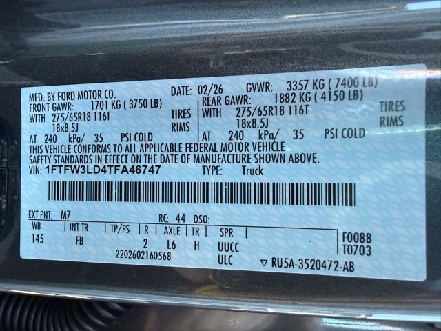 New 2026 Carbonized Gray Metallic Ford XLT image 46