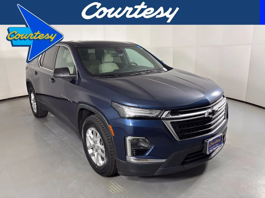 Certified Used 2022 NORTHSKY BLUE METALLIC Chevrolet LS image 1