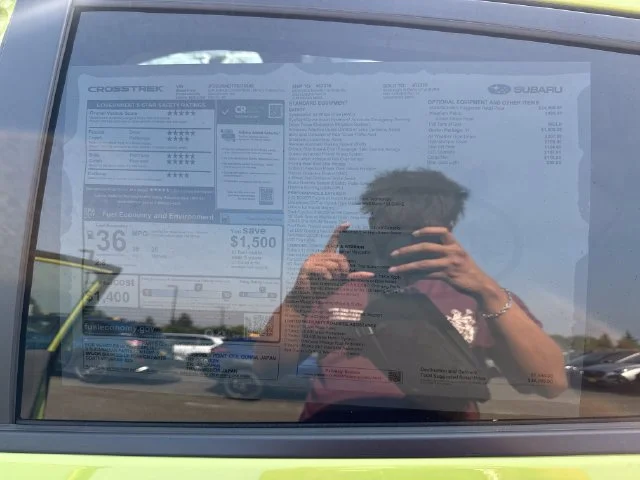 New 2026 Citron Yellow Pearl Subaru Limited Hybrid image 34