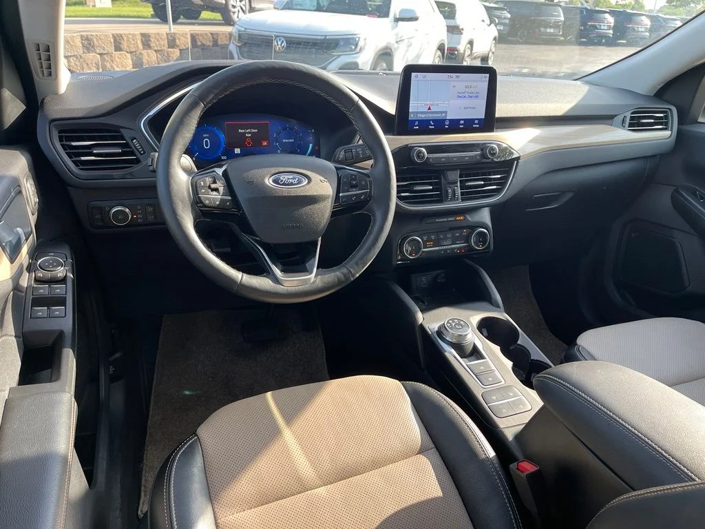 Used 2022 Iced Blue Silver Metallic Ford Titanium image 13