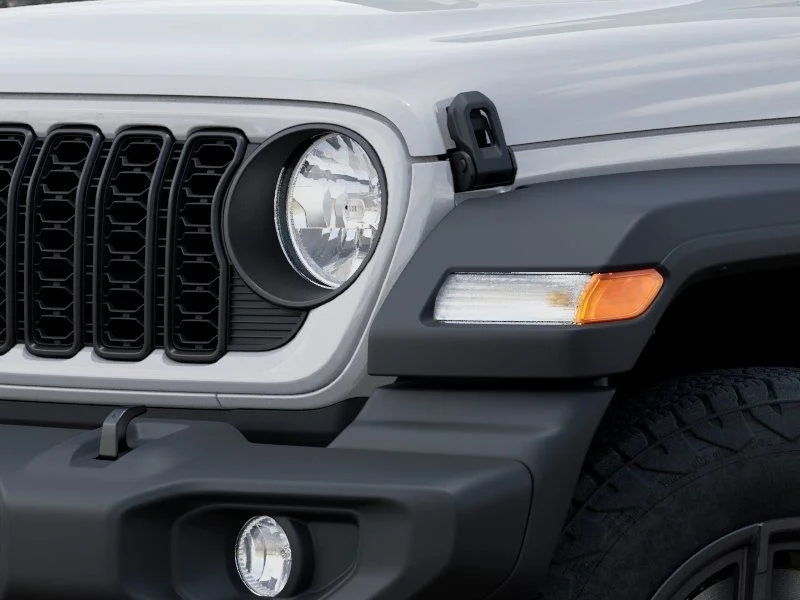 New 2025 Bright White Clear-Coat Exterior Paint Jeep Sport S image 11