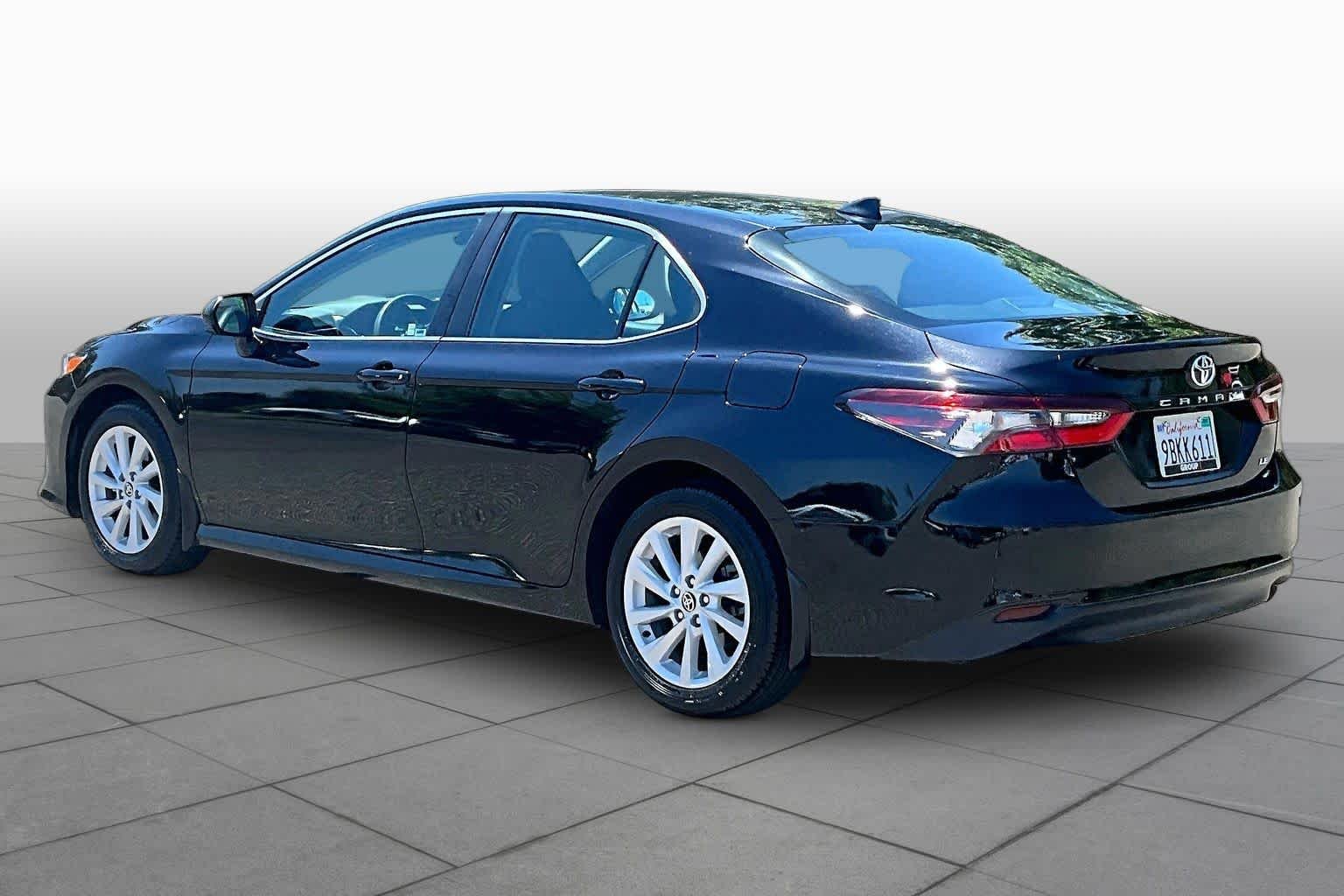 Certified Used 2022 Midnight Black Metallic Toyota LE image 11