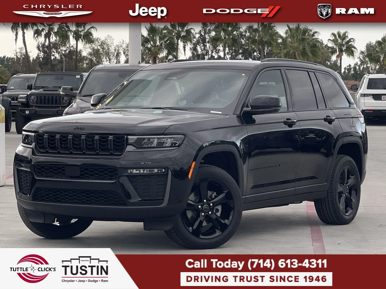 New 2027 High-Gloss Black Paint Jeep Limited image 1