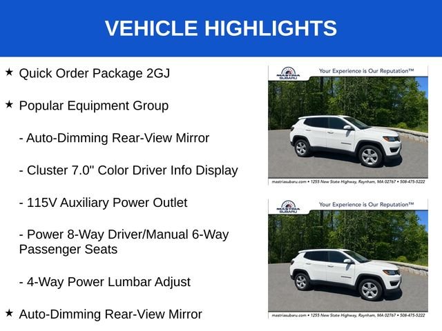 Used 2020 White Clearcoat Jeep Latitude image 4