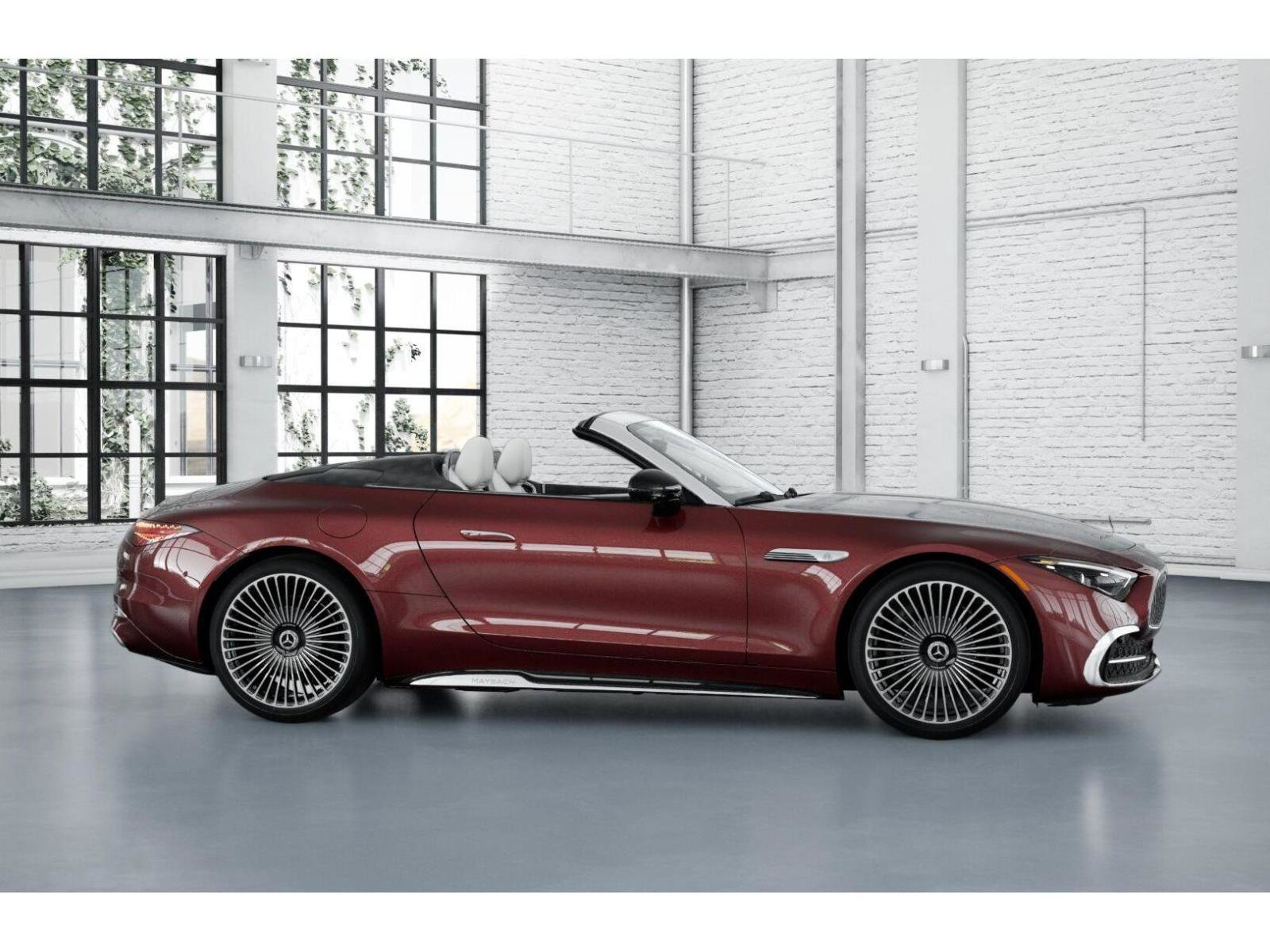 New 2026 MANUFAKTUR exclusive barolo red metallic Mercedes-Benz Maybach SL 680 Monogram Series image 15