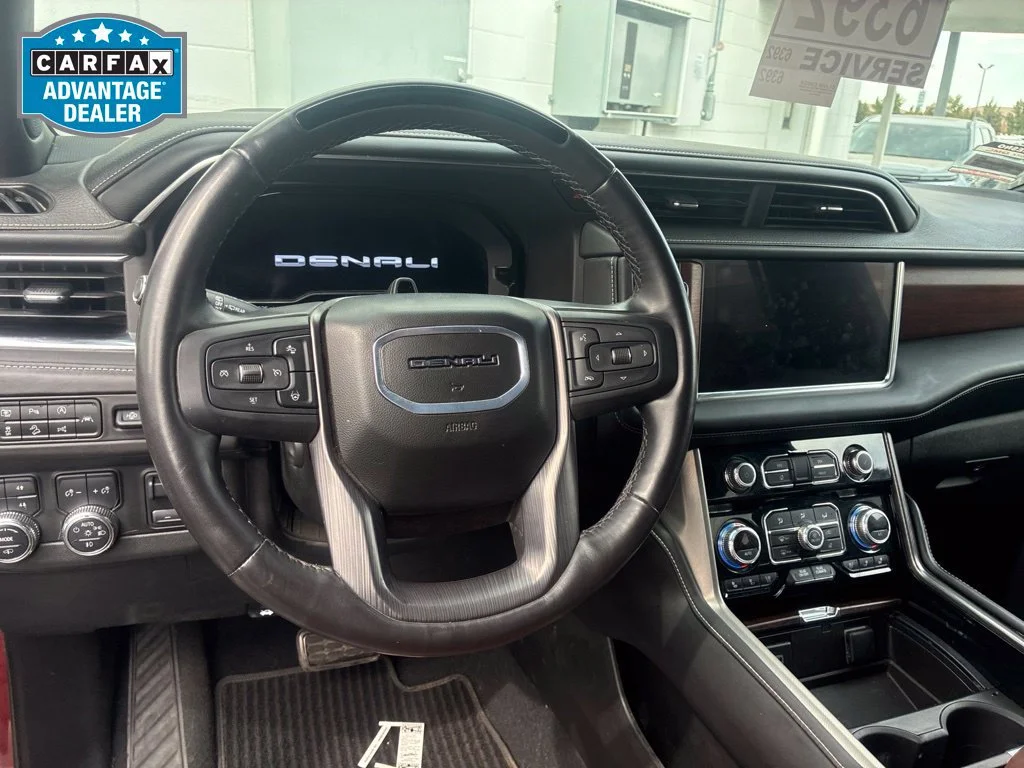 Used 2024 Volcanic Red Tintcoat GMC Denali Ultimate image 1