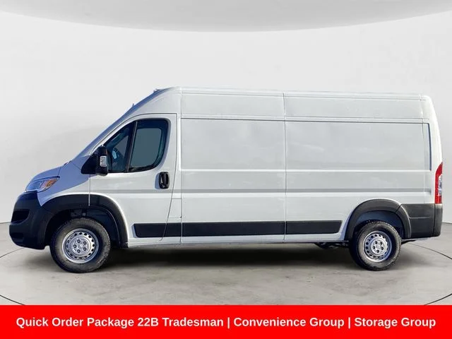 New 2026 Bright White Clearcoat Ram PROMASTER 3500 TRADESMAN CARGO VAN HIGH ROOF 159