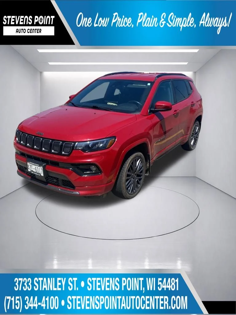 Used 2022 Redline Pearlcoat Jeep Limited image 1