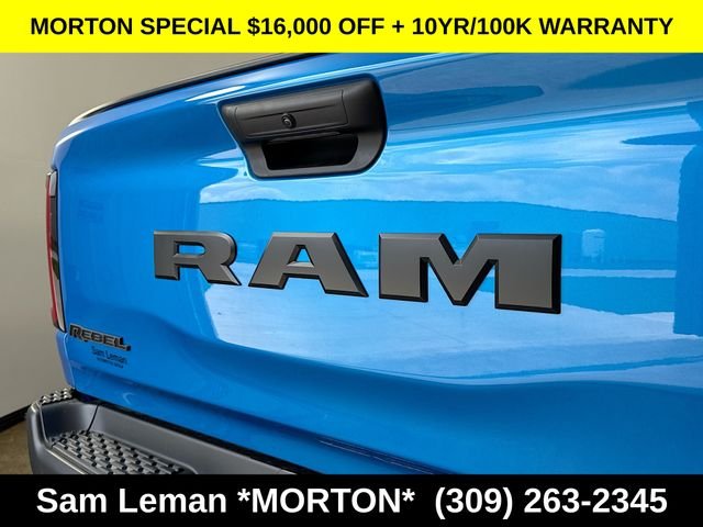 New 2026 Hydro Blue Pearl-Coat Exterior Paint Ram Rebel image 36