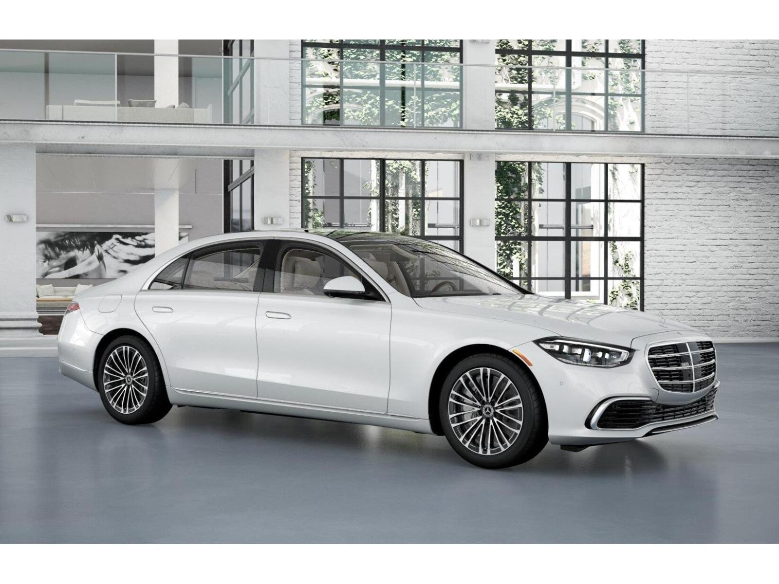 New 2026 MANUFAKTUR Moonlight White Metallic Mercedes-Benz S 580 image 12