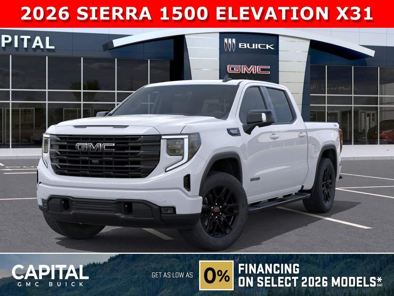 New 2026 Summit White GMC Elevation image 1
