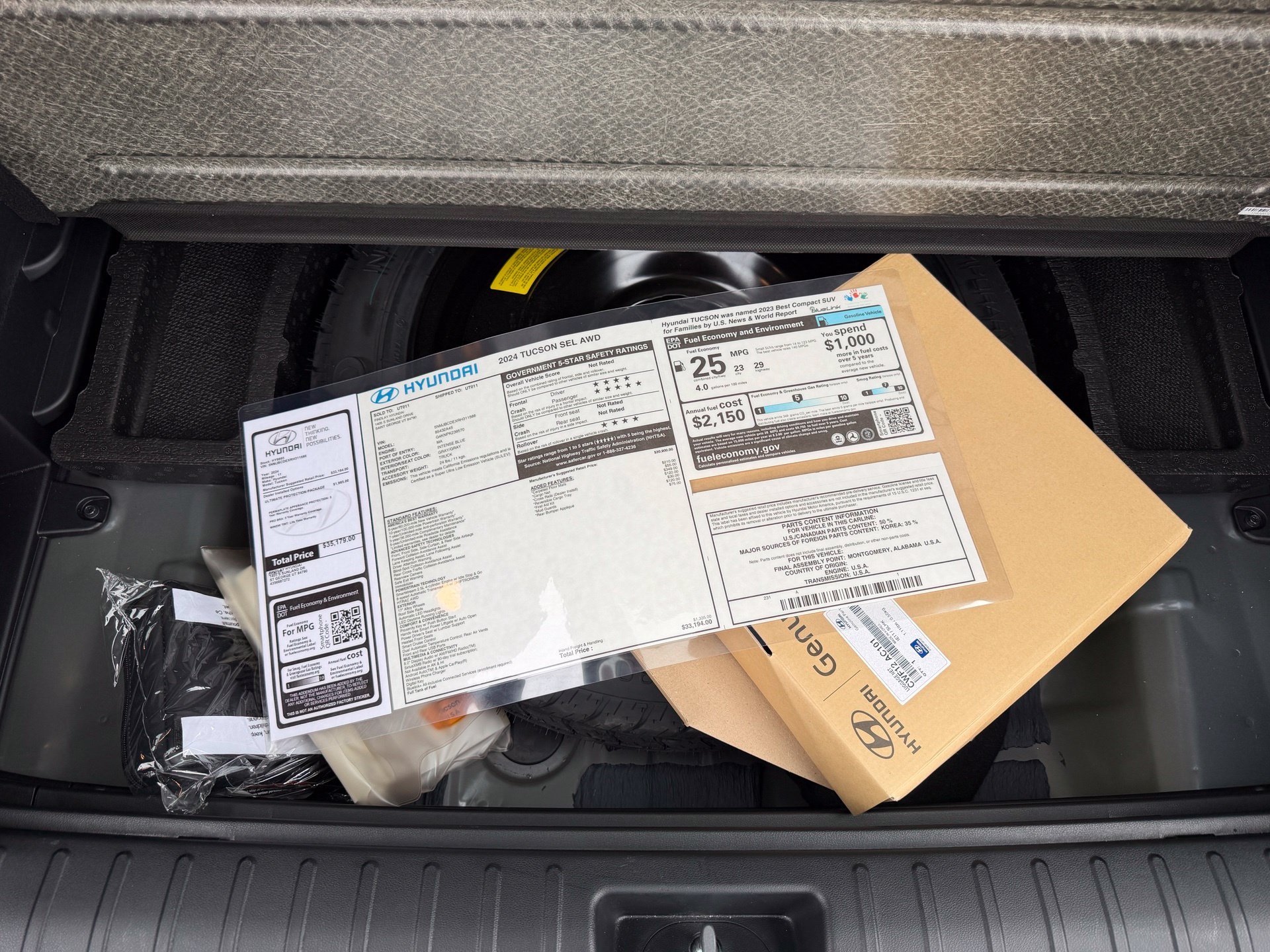 Certified Used 2024 Blue Hyundai SEL image 43