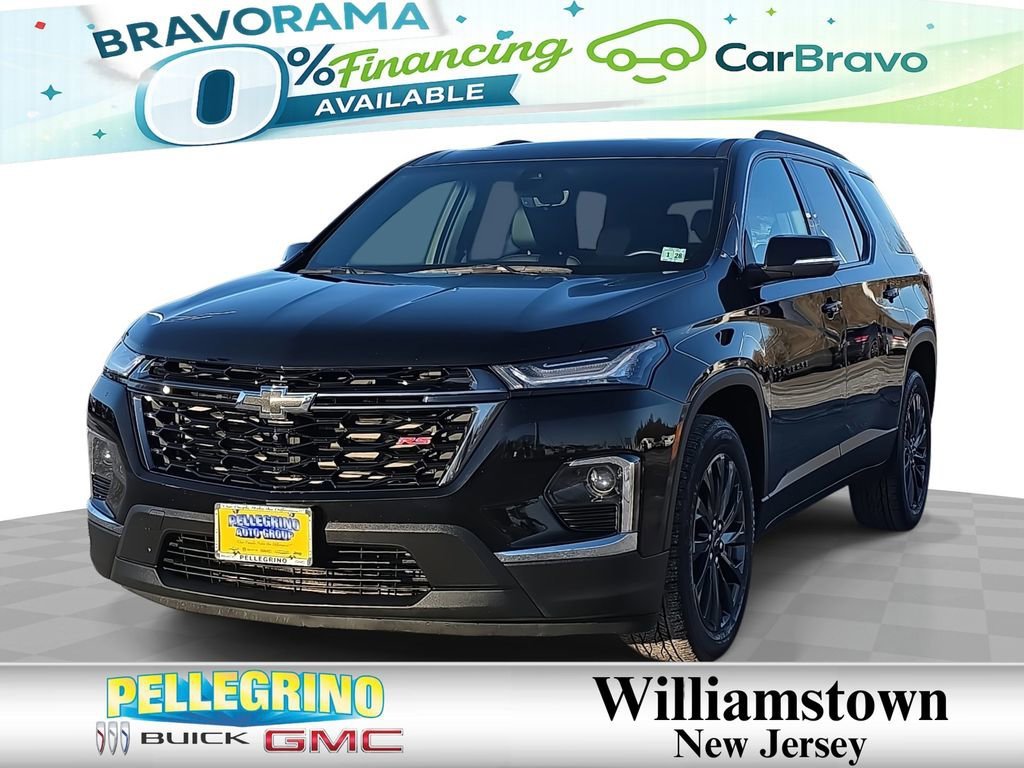 Mosaic Black Metallic 2023 Chevrolet Traverse RS AWD SUV / Crossover Four-Wheel Drive Automatic