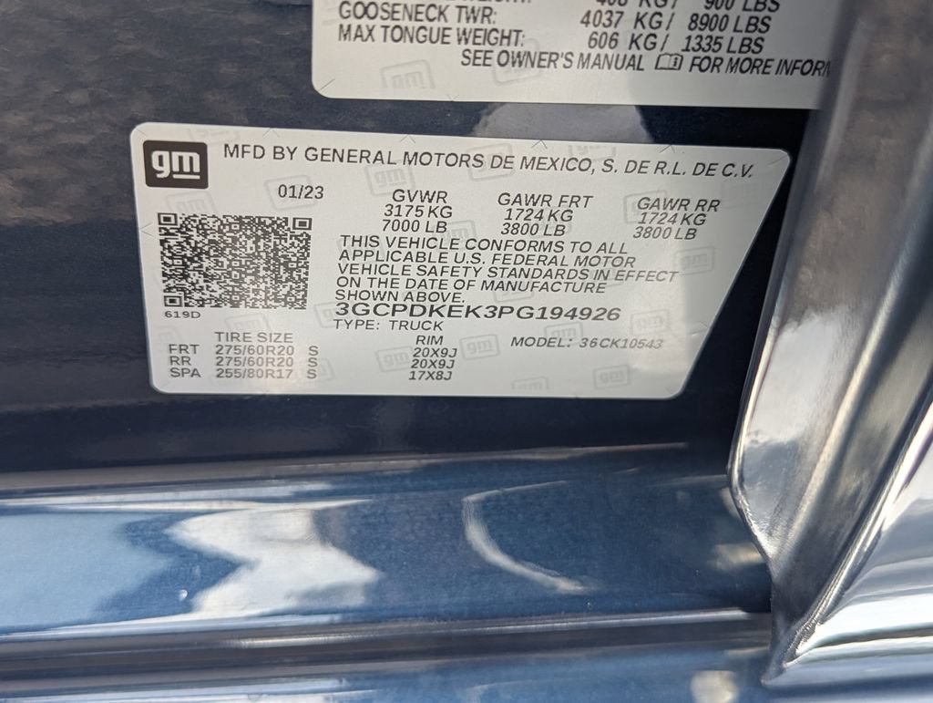 Used 2023 Northsky Blue Metallic Chevrolet LT (2FL) image 31