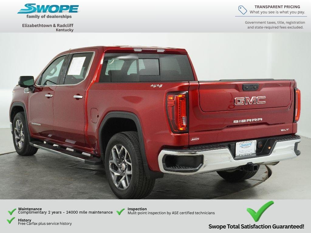 Used 2024 Volcanic Red Tintcoat GMC SLT image 5