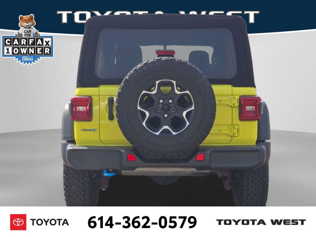 Used 2023 Yellow Jeep Rubicon 4xe image 8
