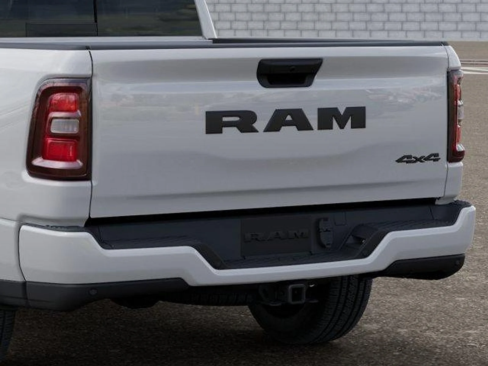 New 2026 Bright White Clear-Coat Exterior Paint RAM Express Crew Cab 4x4 5
