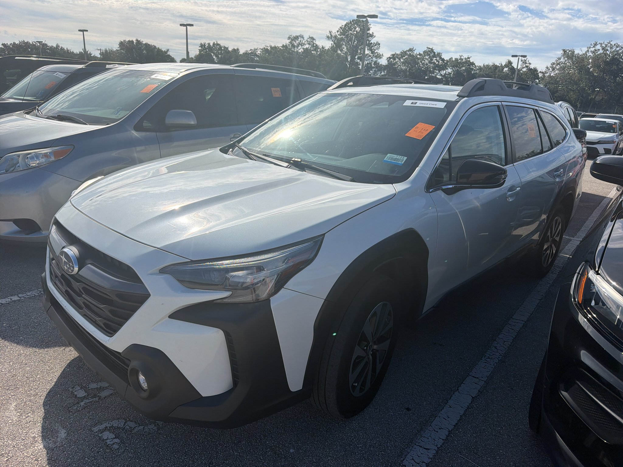 Used 2023 Crystal White Pearl Subaru Premium image 2