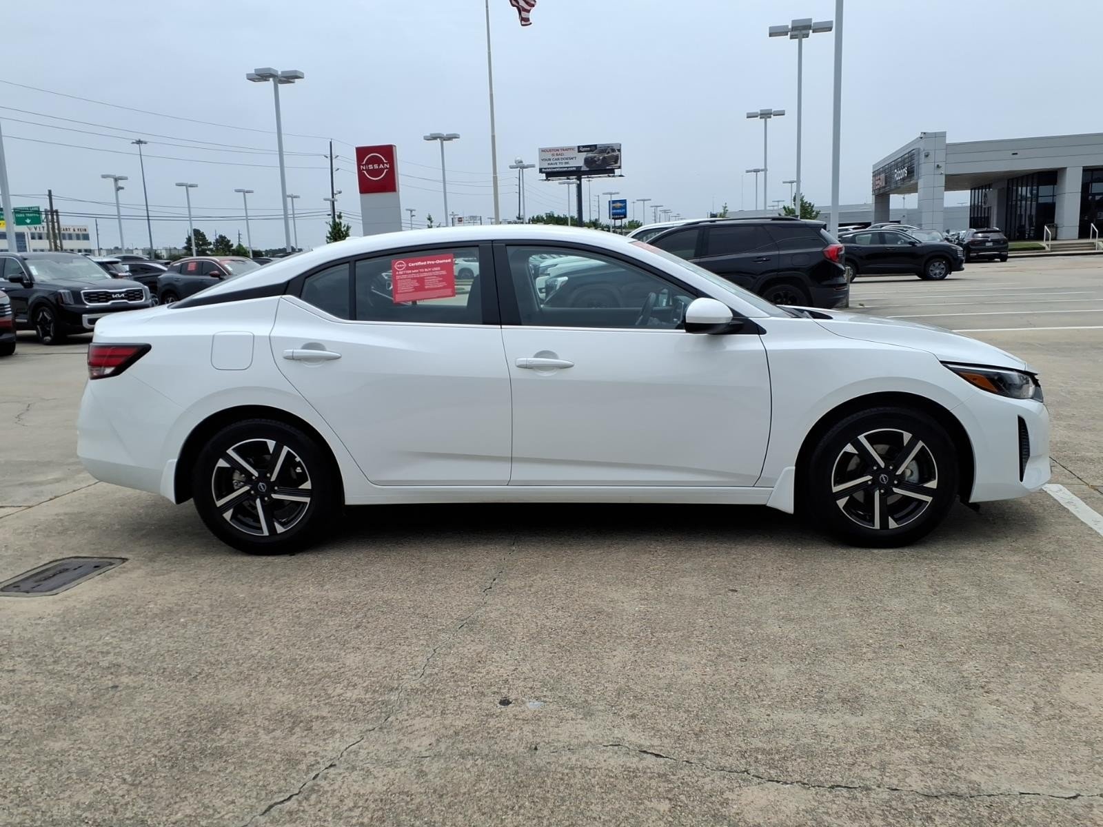 2025 Nissan Sentra SV White at Robbins Nissan