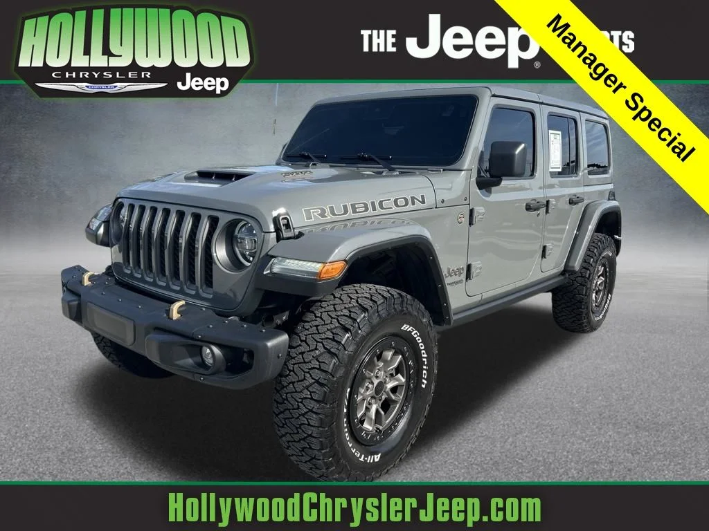 Used 2022 Gray Jeep Unlimited Rubicon 392 image 1