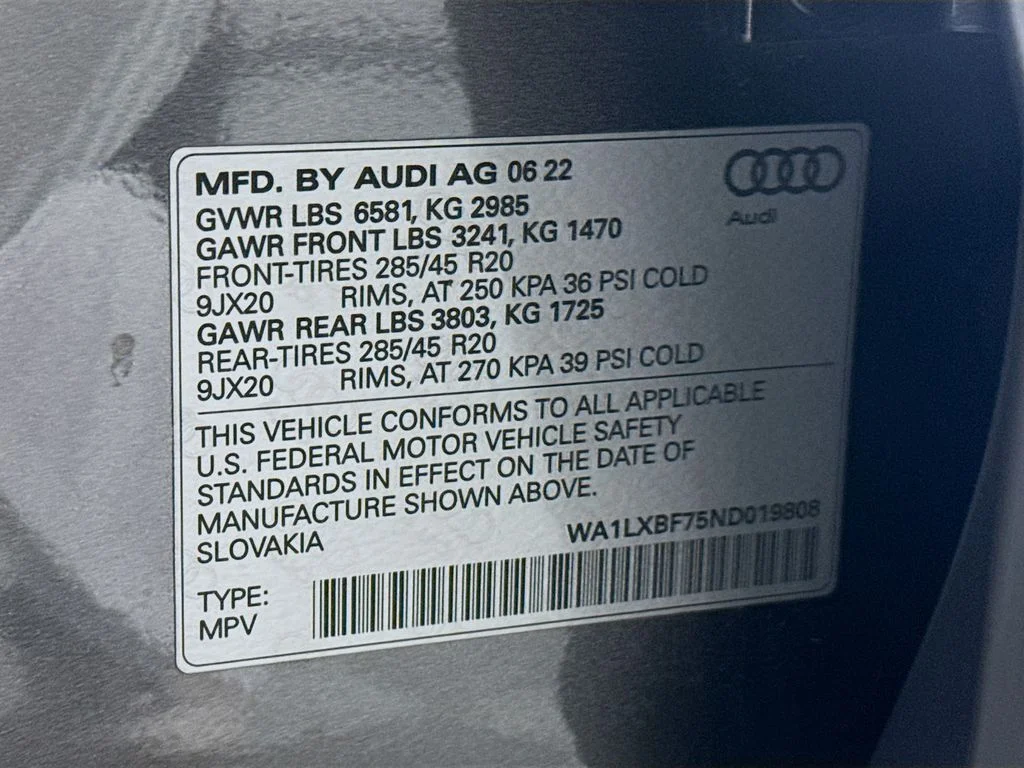 Used 2022 Samurai Gray Metallic Audi 55 Premium Plus image 34
