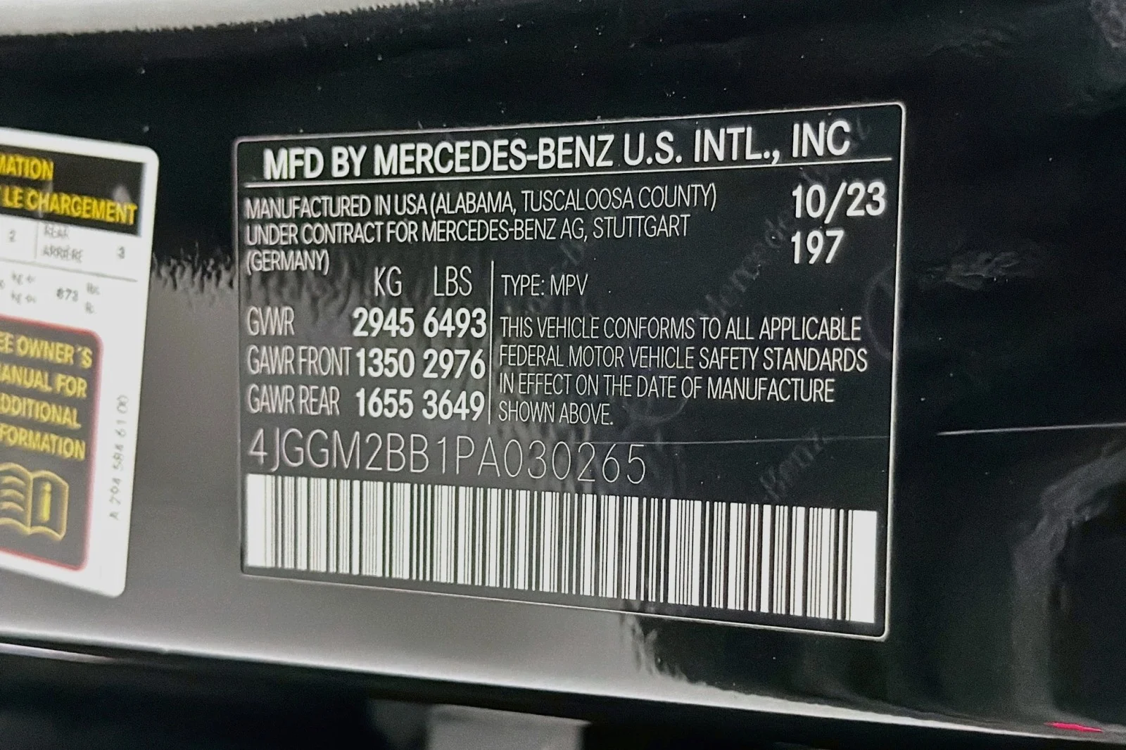 Certified Used 2023 Obsidian Black Metallic Mercedes-Benz 350+ image 25