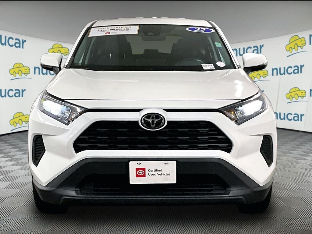 Certified Used 2022 White Toyota LE image 2