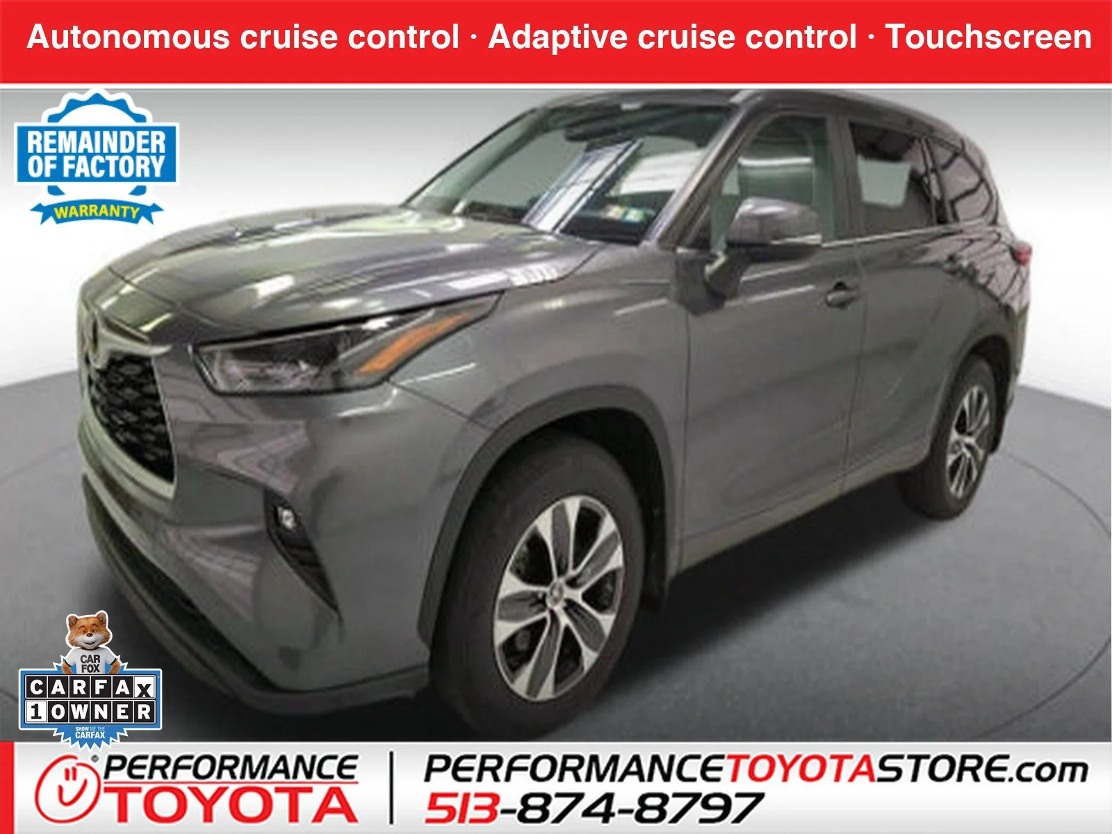 Used 2023 Magnetic Gray Metallic Toyota XLE image 1