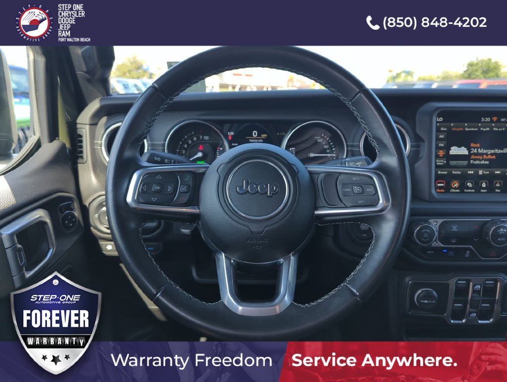 Used 2022 Green Jeep Unlimited Sahara 4xe image 16