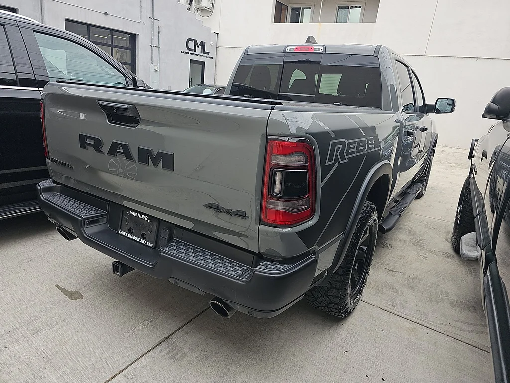 Used 2023 Ceramic Gray Clear Coat Ram Rebel image 4