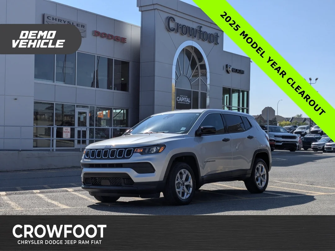 New 2025 Silver Jeep Sport - - 4x4 - Heated Seats - Forward Collision Warning & More! image 1