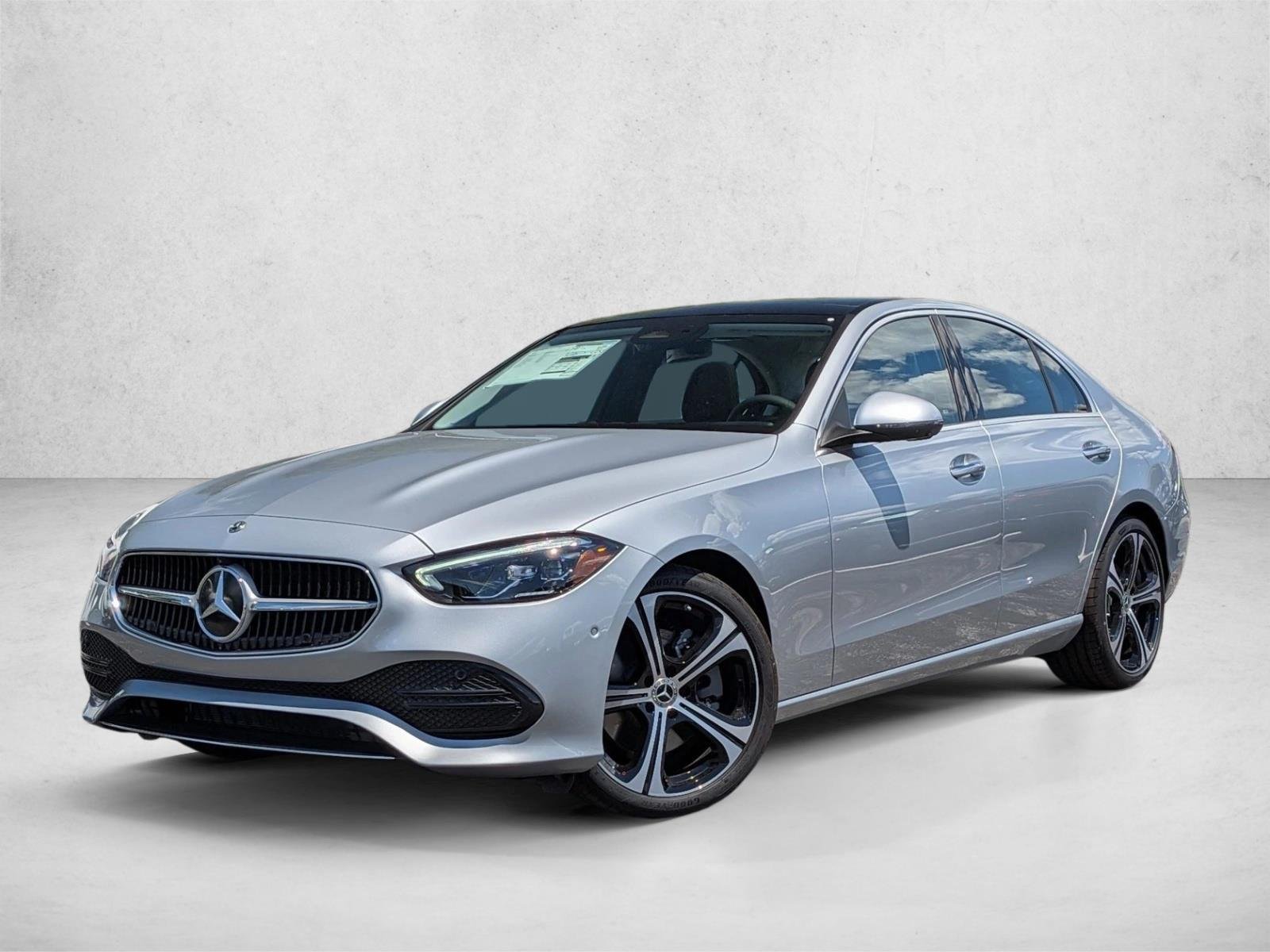 New 2026 Cirrus Silver Metallic Mercedes-Benz C300 image 1