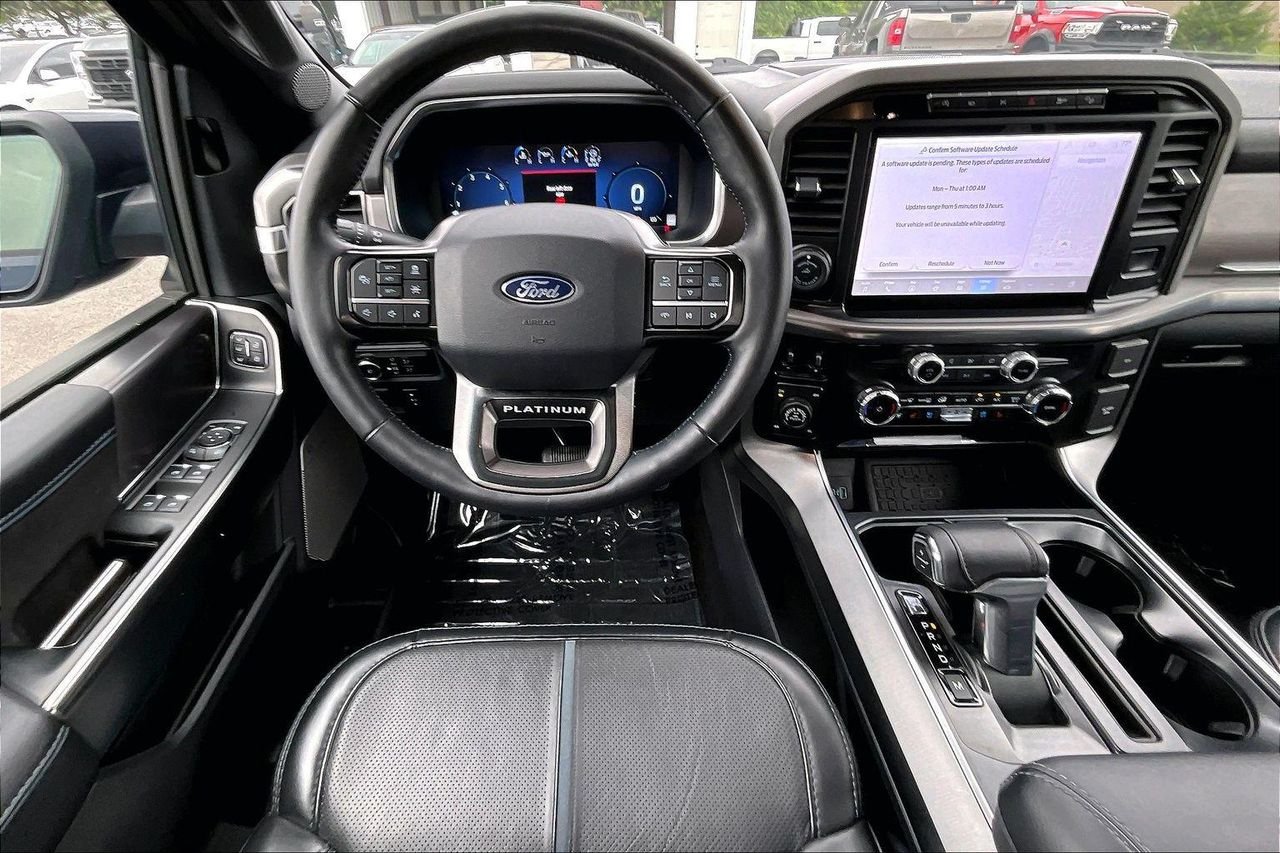 Used 2024 Antimatter Blue Metallic Ford Platinum image 11