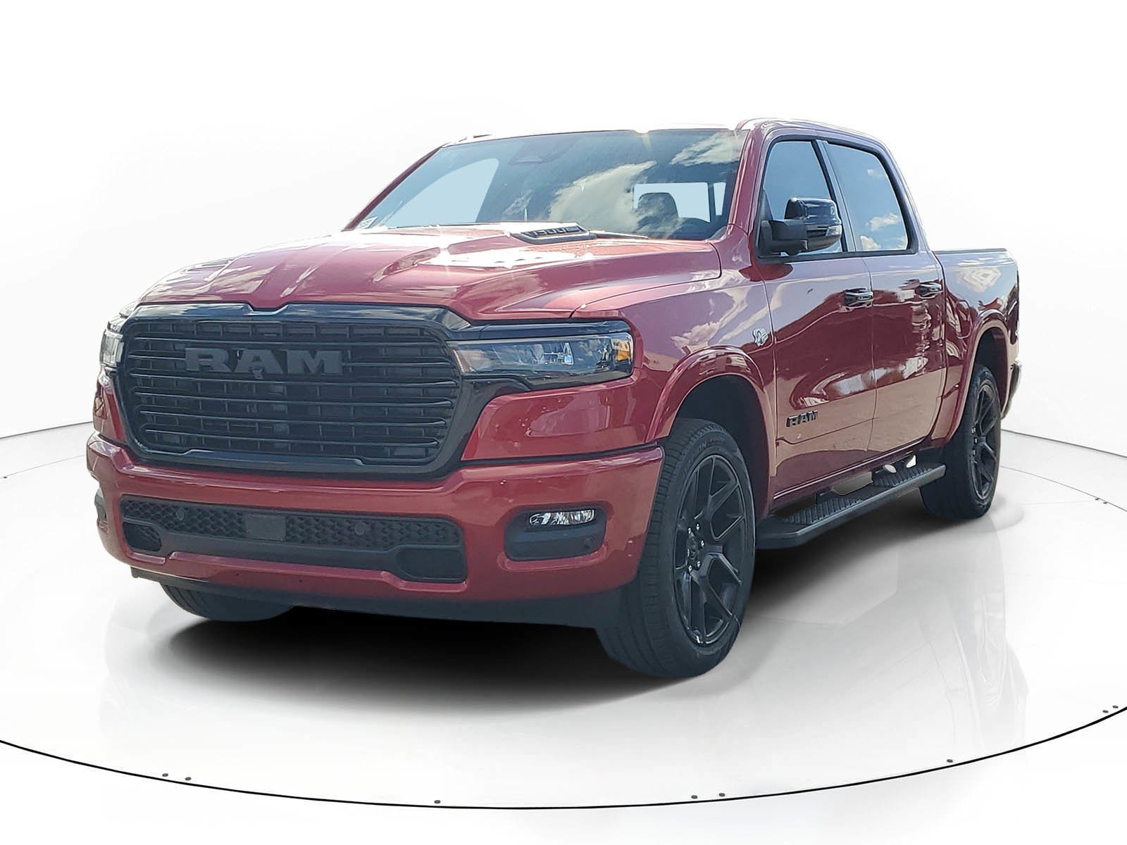 New 2026 Molten Red Pearl-Coat Exterior Paint RAM Laramie image 1