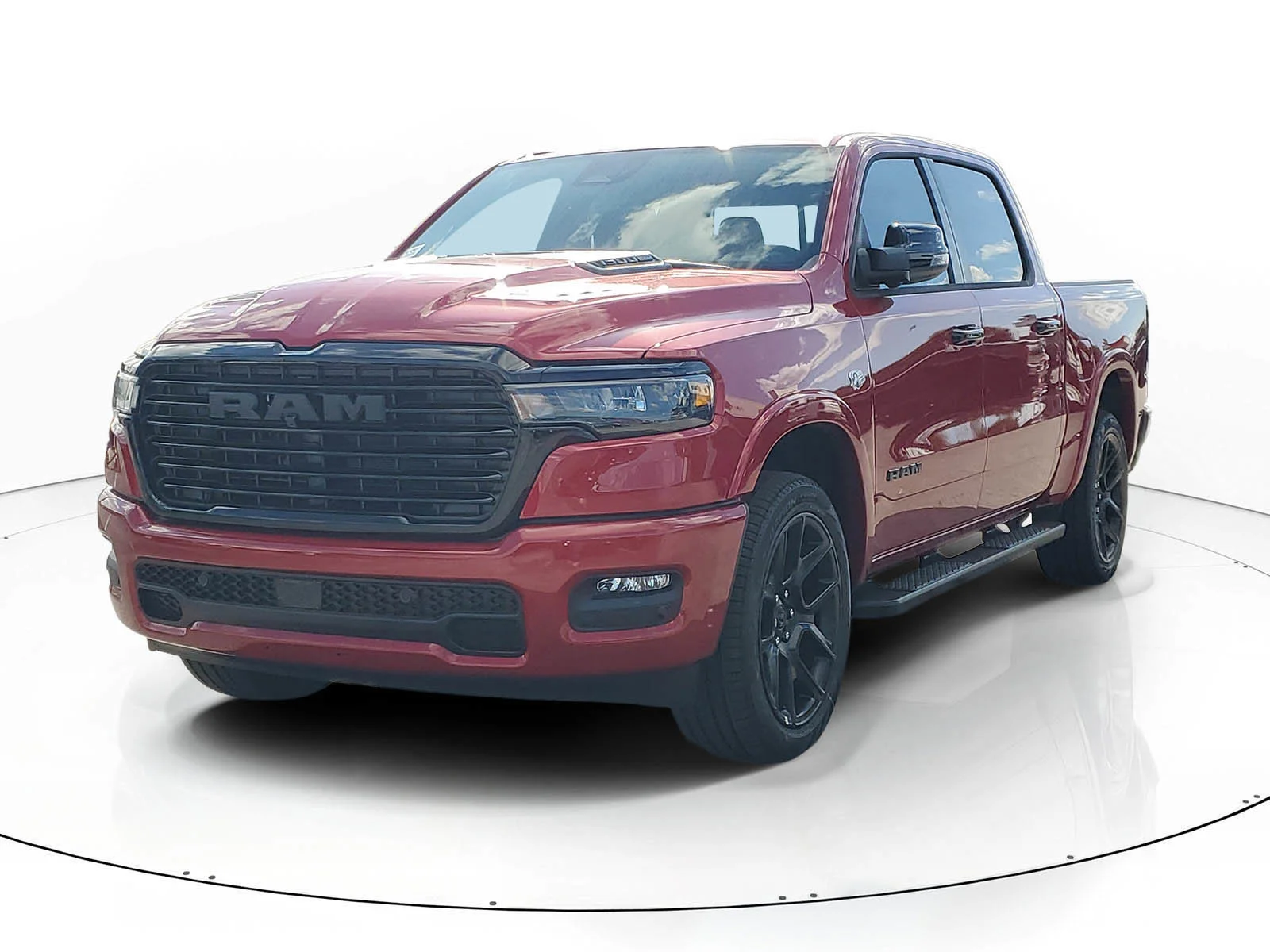 New 2026 Molten Red Pearlcoat RAM Laramie image 2
