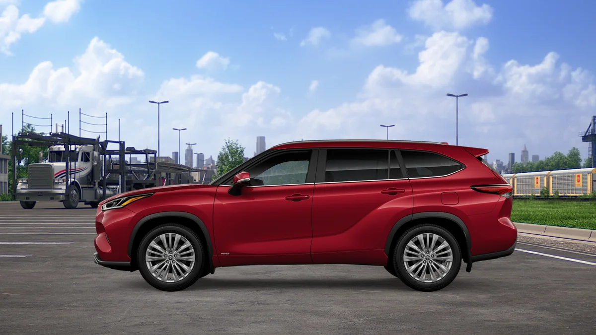 New 2026 Ruby Flare Pearl Toyota Hybrid Platinum image 4
