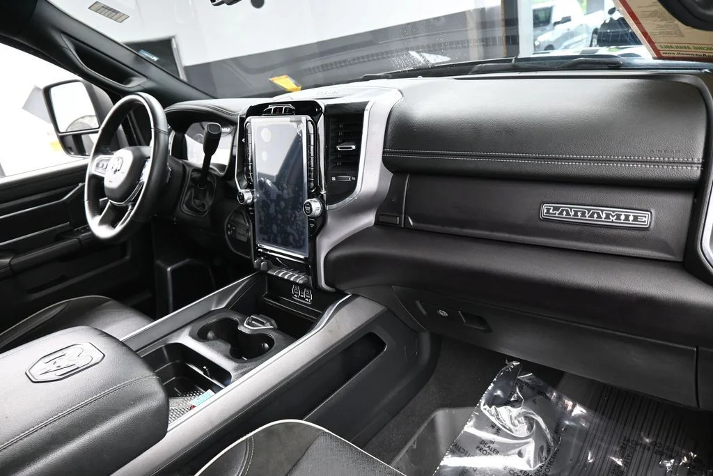 Used 2024 Diamond Black Crystal Pearlcoat Ram Laramie image 46