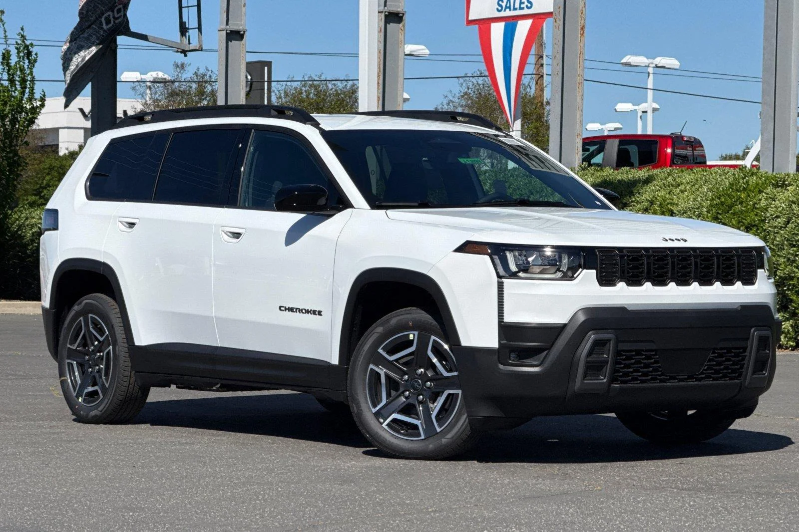 New 2026 Bright White Clearcoat Jeep Laredo image 2