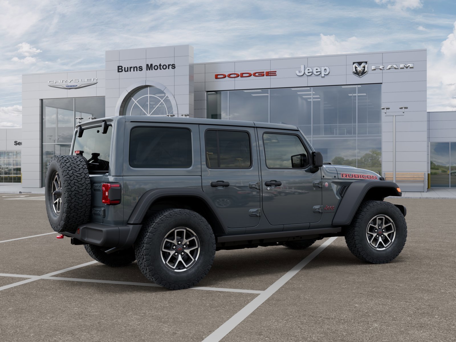 New 2026 Anvil Clear-Coat Exterior Paint Jeep Rubicon 4-Door image 4