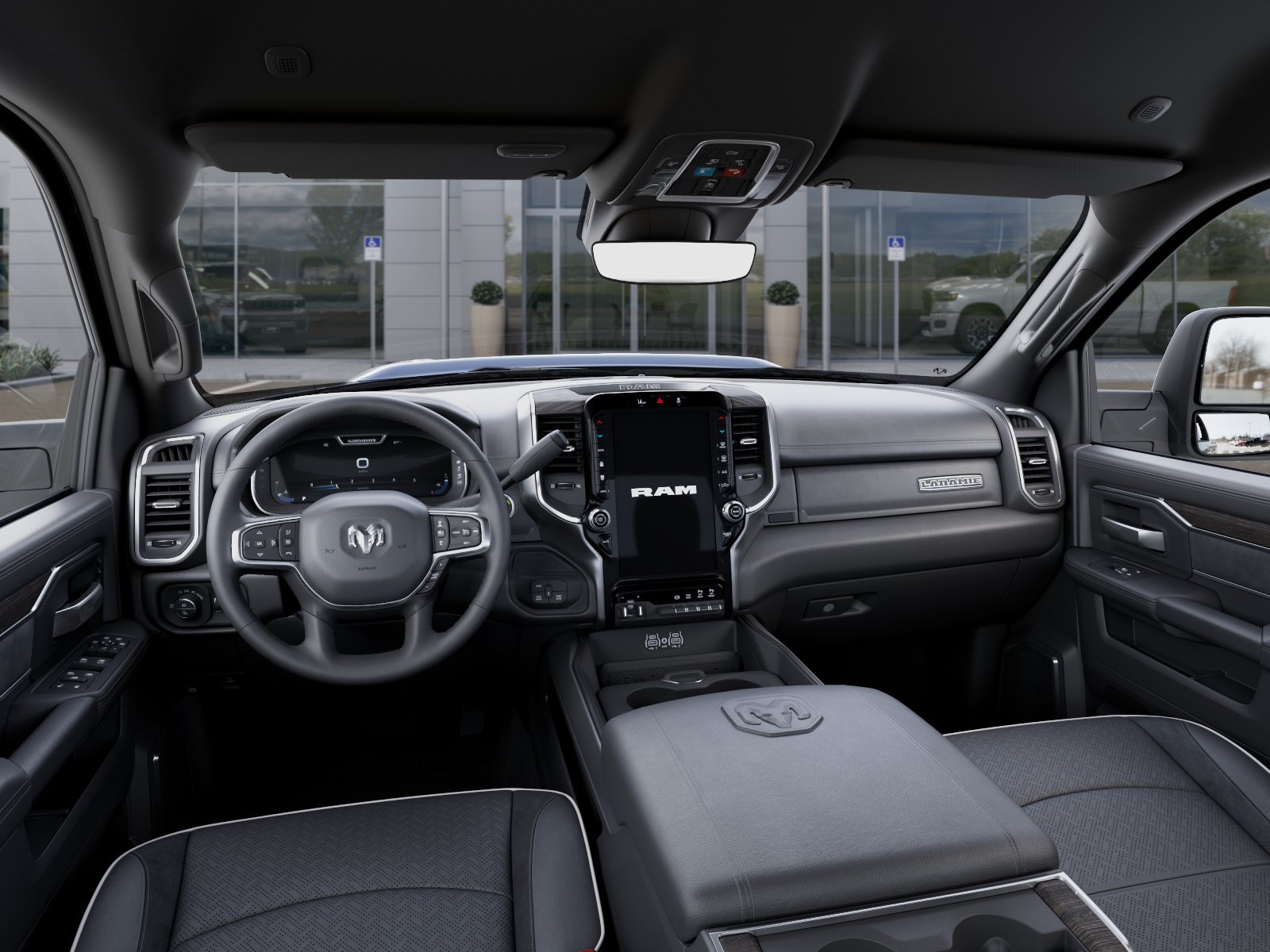 New 2026 Forged Blue Metallic Exterior Paint RAM Laramie image 14