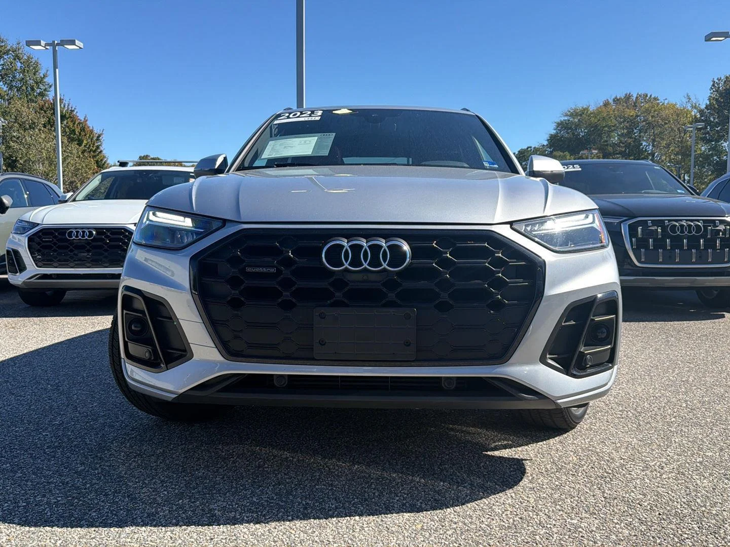 Certified Used 2023 Florett Silver Metallic Audi S line Premium Plus image 2