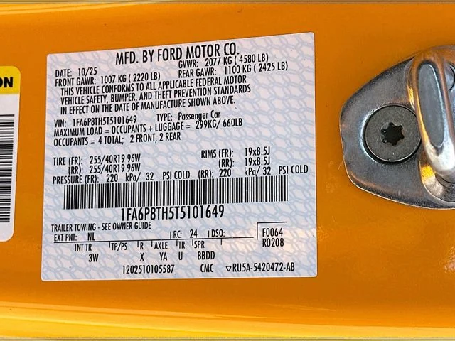 New 2026 Orange Ford EcoBoost Premium image 19