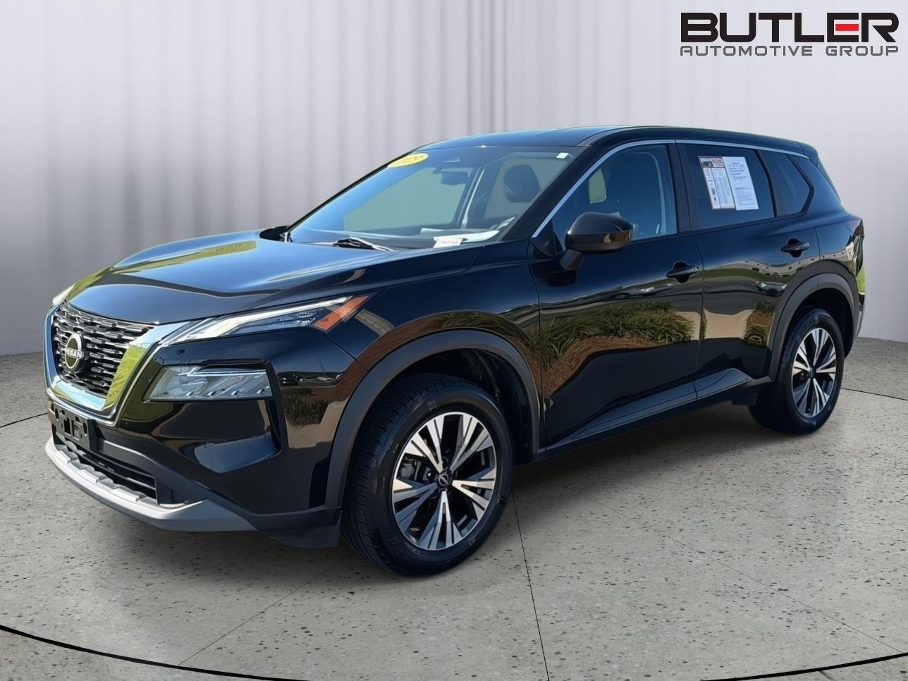 Used 2023 Super Black Nissan SV image 1