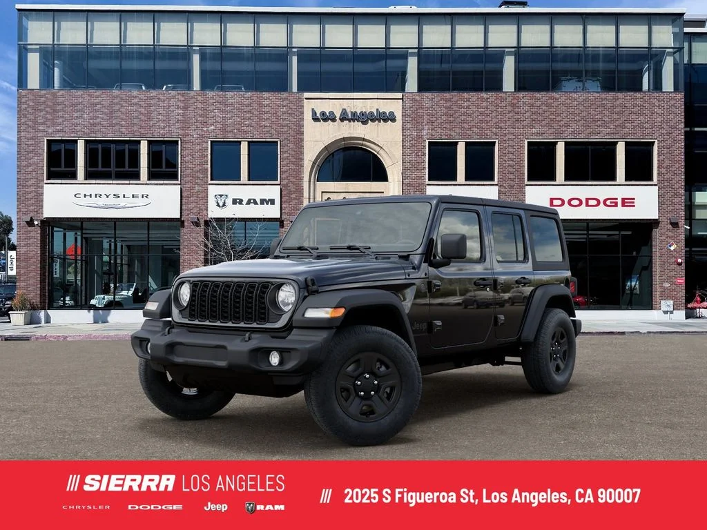 New 2026 Black Clearcoat Jeep Sport image 1