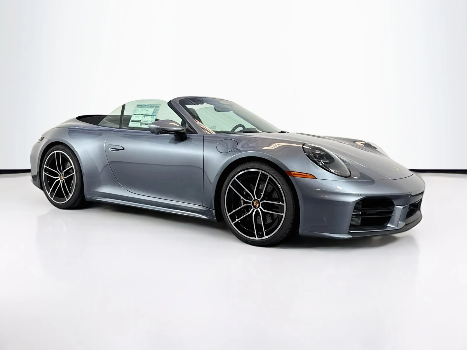 New 2026 Vanadium Grey Metallic Porsche Carrera T Cabriolet image 7