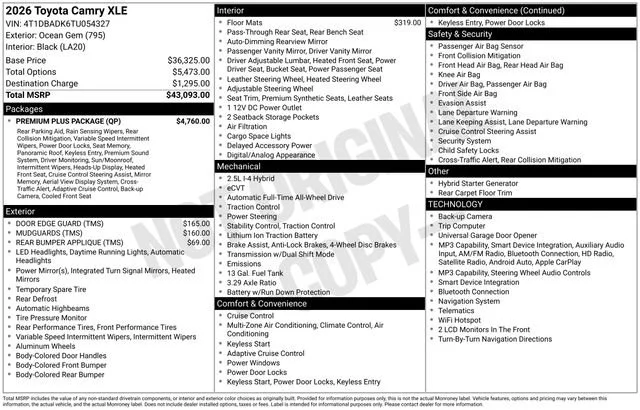 Used 2026 Ocean Toyota XLE image 31