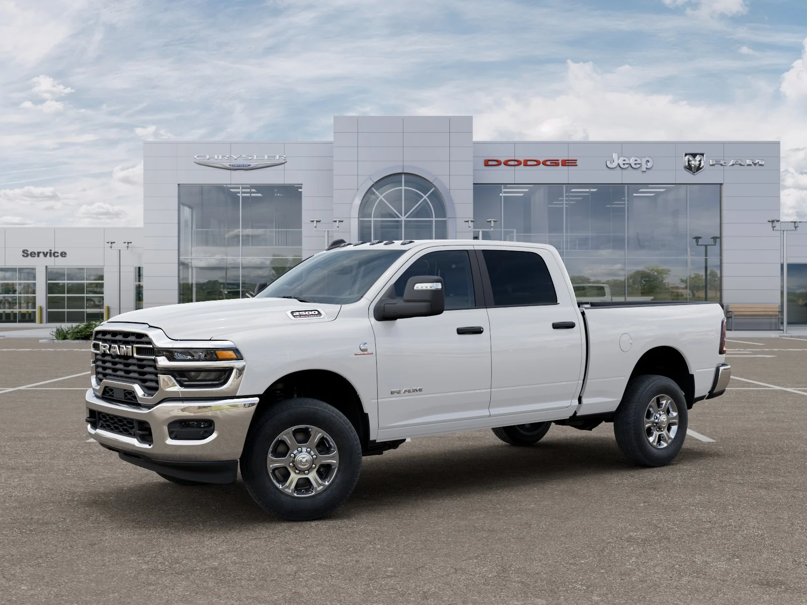 New 2026 Bright White Clearcoat RAM Big Horn image 29