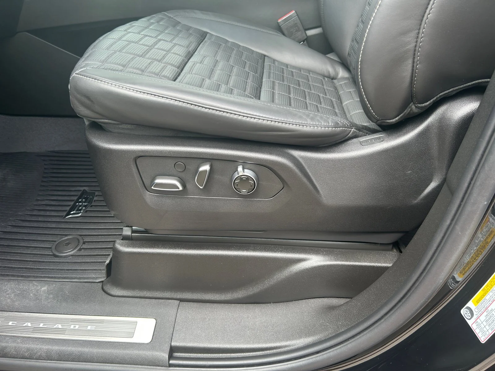 Certified Used 2025 Black Raven Cadillac 4WD Sport Platinum Leather Sunroof Navigation 6.2L image 16