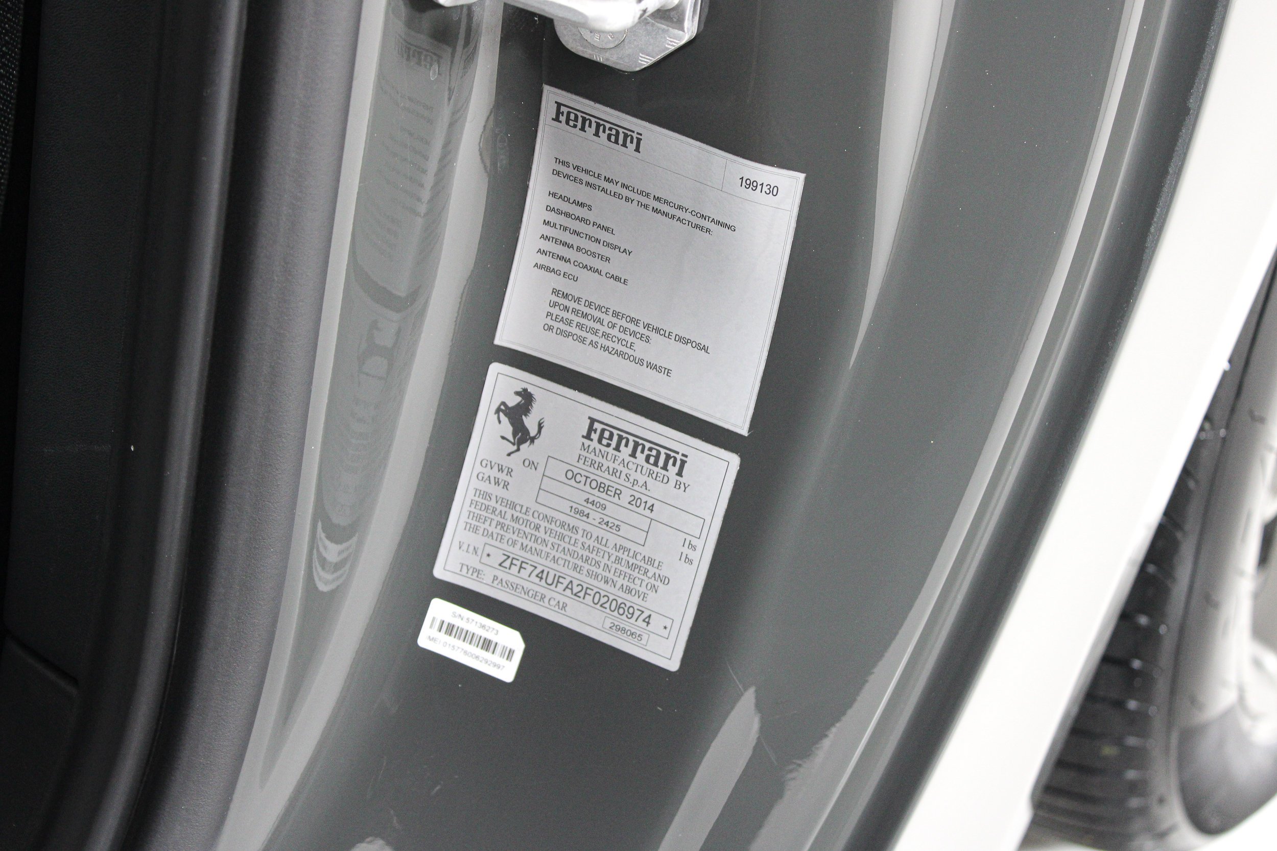 Used 2015 Grigio Scuro Ferrari  image 53