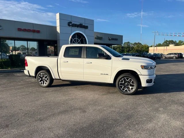 New 2026 Bright White Clear-Coat Exterior Paint RAM Laramie image 2